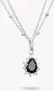 Thomas Sabo Halskette True Romance Schwarz Zirkon Silber Produktbild-Vorschau 4