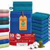 Betz 10 gants de toilette 16 x 21 cm PALERMO 100 % coton  Voir les images du produit 1