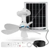 Solární stropní ventilátor s osvětlením, 13W solární panel Náhled obrázku produktu 1