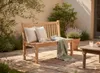 Linder Exclusiv Gartenbank Picadelly 120 cm in Premium Teak Produktbild-Vorschau 2