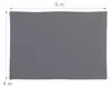 Tente d'ombrage Relaxdays, 4 x 5 m, polyester, imperméable, Voir les images du produit 4