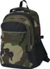 vidaXL Schulrucksack 40 L Schwarz und Tarnfarbe Produktbild-Vorschau 7
