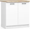 Armadio OLIWIA S80 2D Bianco con piano in laminato 80 cm Anteprima dell’immagine prodotto 1