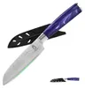 Nôž Fullhi Santoku, 5 palcov, kuchynský nôž, viacfarebný, z Náhľad obrázku produktu 1