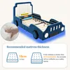 Flieks Kinderbett 90x200cm mit Led, Polsterbett Einzelbett Produktbild-Vorschau 8