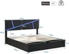 Flieks Polsterbett 140x200cm mit LED, Boxspringbett Produktbild-Vorschau 7