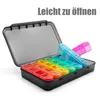 BigDean 2 Stück Tablettenbox 7 Tage luftdicht & Produktbild-Vorschau 6