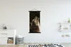 MuchoWow® Textilposter Wolf - Grau - Tiere 90x180 cm mit Produktbild-Vorschau 2