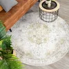 Volero - Teppich Vintage Rund - Lago Grün Creme - Ø 160 cm Produktbild-Vorschau 5
