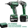 HIKOKI 18V Set Bohrmaschine DS18DD + Schrauber WH18DD + 2 Produktbild-Vorschau 10