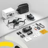 A drone and its accessories are laid out on a surface, with dimensions indicated. Produktbild-Vorschau