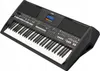 A black Yamaha PSR-SX 600 keyboard is shown from a slightly elevated diagonal angle against a white background. Anteprima dell’immagine prodotto