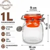 1 L Fermentierglas mit Bügelverschluss & Beschwerer Produktbild-Vorschau 3