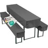 NYVI Biertischhussen Set NYVIGala Anthrazit - 3-teiliges Produktbild-Vorschau 1