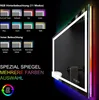 Badspiegel mit RGB 70×50cm Kalt/Neutral/Warmweiß dimmbar Produktbild-Vorschau 4