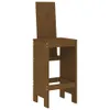 Cloris Designermöbel 7-tlg. Gartenbar-Set Honigbraun Produktbild-Vorschau 4