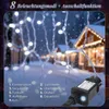 LED-lichtketting, ijsregen-effect, voor buiten gebruik. 8 Productafbeelding-voorbeeld 2