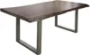 MASSIVMOEBEL24 Baumtisch Akazie 160x90x77 grau lackiert / Produktbild-Vorschau 3