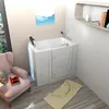 Sitzbadewanne Senioren Wanne Sitzwanne mit Tür S08-C-L Produktbild-Vorschau 1