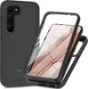 A disassembled phone case is shown with the phone inside, highlighting its protective features. Produktbild-Vorschau