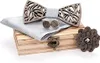 Klassische handgefertigte Herren-Fliege aus Holz mit Produktbild-Vorschau 1