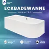 VBChome Eckbadewanne Acryl 170x75cm Set Schürze Siphon Produktbild-Vorschau 14