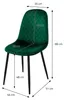 ML-Design 4er Set Esszimmerstuhl mit Rückenlehne, Produktbild-Vorschau 7