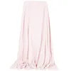 A light pink blanket draped over a stand. Produktbild-Vorschau