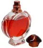 Offener Olympea Intense Flakon in Flügelform mit transparentem Glas, roségoldenem Sprühkopf und intensivem Orangeton im Inneren. Náhled obrázku produktu