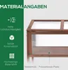 Outsunny Hochbeet aus Holz Frühbeet 90 x 50 x 93 cm Produktbild-Vorschau 4