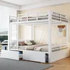Letto a castello Flieks 140x200 cm con 2 cassetti, letto a Anteprima dell’immagine prodotto 1