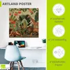 ARTland Poster Vintage Afrika Dschungel Tier Safari Größe: Produktbild-Vorschau 3