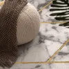 Teppich Wohnzimmer Kurzflor Modernes Marmor Design Produktbild-Vorschau 3