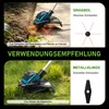 1200W Akku Rasentrimmer mit 2×4,0Ah Akku 100-140cm Teleskop Produktbild-Vorschau 8