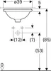 Geberit Geberit Unterbau-WT VariForm rund d= 330mm o HL m Produktbild-Vorschau 2