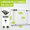 BOMI® Barrière de sécurité bébé 63–251 cm sans perçage – À Voir les images du produit 2