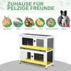 FCH XXL Hasenstall 2 Etagen, Kleintierstall mit Produktbild-Vorschau 4