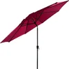 Parasol droit HAPUNA rond 3,30m de diamètre fuchsia Voir les images du produit 3