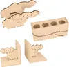 3 Dekorationen für das Kinderzimmer aus Holz - Elefant / Produktbild-Vorschau 1