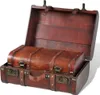 vidaXL Dekokoffer aus Holz 2 Stk. Retro-Stil Braun Produktbild-Vorschau 2