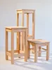 Barhocker Bistrohocker Blumenhocker Hocker kernbuche massiv Produktbild-Vorschau 1