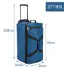 MONZANA® Borsa da Viaggio XL con Ruote 85L Funzione Trolley Anteprima dell’immagine prodotto 4