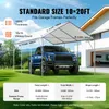 namiot garażowy 6 x 3 m, plandeka namiotowa na dach garażu, Podgląd zdjęcia produktu 4