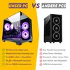 VENOM Black Gaming PC, Luftkühlung, ARGB, WLAN+ Bluetooth, Produktbild-Vorschau 4