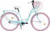 Damenfahrrad Davi Lila 28", 1 Gang, 155-180 cm, Blau/Rosa Produktbild-Vorschau 1