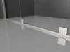 Mexen Velar Schiebetür-Duschwand 140 cm, matt, gebürstetes Produktbild-Vorschau 5