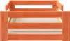 vidaXL Massivholzbett ohne Matratze Wachsbraun 100x200 Produktbild-Vorschau 4