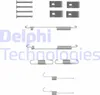 DELPHI Zubehörsatz Bremsbacken LY1332 Hinten für HYUNDAI Produktbild-Vorschau 1