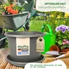 MePla - 3 x Set - Pflanzkübel Cylindro ø 50 + Untersetzer ø Produktbild-Vorschau 4