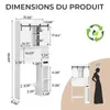 Toilettenschrank über dem WC, ALIGHTUP, 2 Türen, 2 Produktbild-Vorschau 4